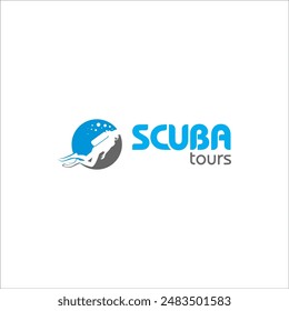 Illustration graphic vector of scuba diving logo design template