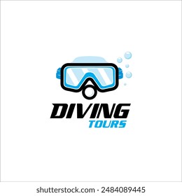 Illustration graphic vector of scuba diving logo design template