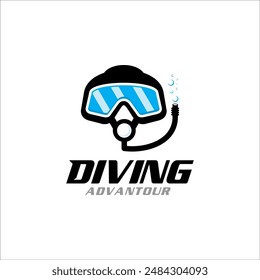 Illustration graphic vector of scuba diving logo design template