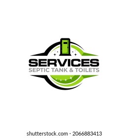 Illustration graphic vector of septic tank clean service logo design template  