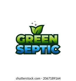 Illustrationsgrafik, Vektorgrafik der Design-Vorlage für das Logo für septische Tankreinigung  