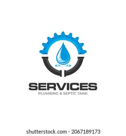 Illustration graphic vector of septic tank clean service logo design template  