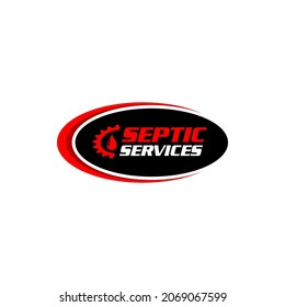 Illustration graphic vector of septic tank clean service logo design template  