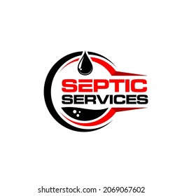 Illustration Graphic Vector Of Septic Tank Clean Service Logo Design Template  