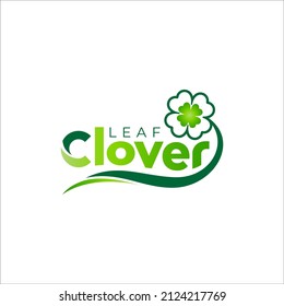 Illustration graphic vector of shamrock four leaf or green clover logo design template 