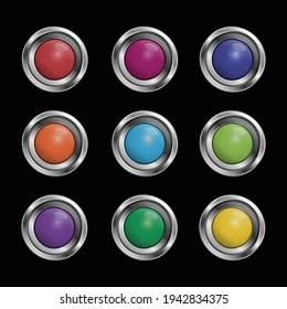 illustration graphic vector of silver ring and ball inside