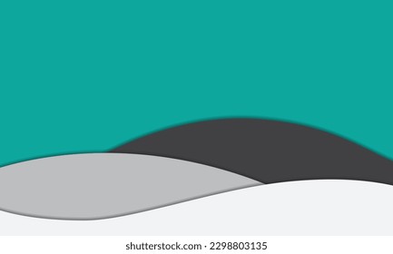 Illustration Graphic vector of simple flat bluish weaving background, Wave, Hills, Perfect for wallpaper, card, Book cover, and more