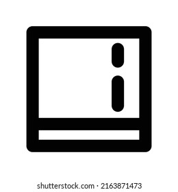 illustration graphic vector is A sleek black outline icon of a rock glass, ideal for bar, cocktail, and drink-related themes, symbolizing sophistication and style in beverage design.