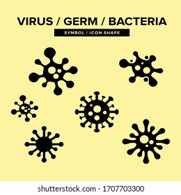 illustration graphic vector of virus, Germ, Bacteria, corona virus infection, virus microbe, COVID-19