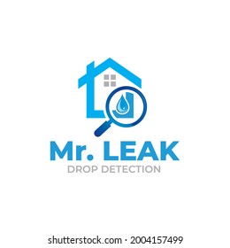 Illustration graphic vector of water leak detection service Logo Design template