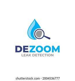 Illustration graphic vector of water leak detection service Logo Design template