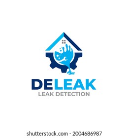 Illustration graphic vector of water leak detection service Logo Design template