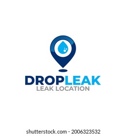 Illustration graphic vector of water leak detection service Logo Design template