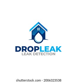 Illustration graphic vector of water leak detection service Logo Design template