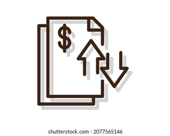 Illustration of graphs Free Vector, Business elements progress growth trends charts diagrams and graphs icons set isolated Free Vector, Investment icons set Free Vector, money, down or up arrow.