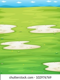 Illustration einer Gras-Textur