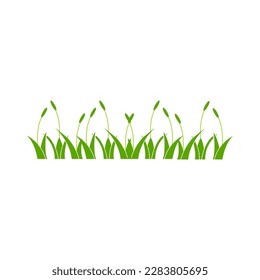 Illustration of grass vector design