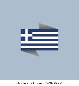 Illustration of Greece flag Template