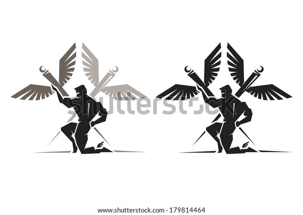 Illustration Greek God Hermes Wings On Stock Vector (Royalty Free ...