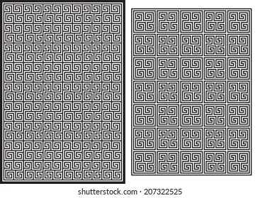 Illustration of the Greek Pattern