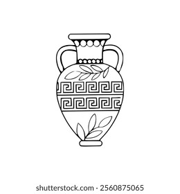 An illustration of a greek vase