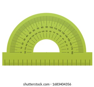 illustration of green angle meter