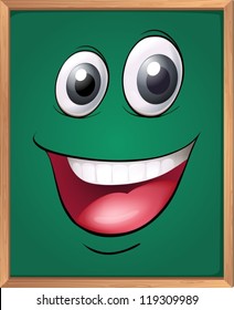 illustration of a green board