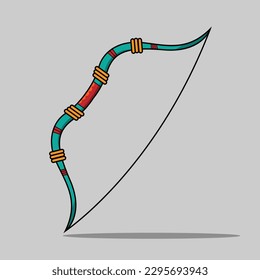 Die Illustration des grünen Bowes