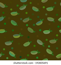 Illustration of green coffee