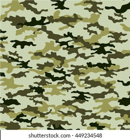 Illustration of green design vector army background