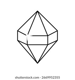 La ilustración del diamante verde