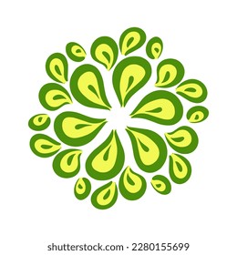 Illustration of a green lantern with a yellow flame on the theme of Ramadan, Eid al-Fitr and Eid al-Adha. Perfect for elements, icons, stickers, tattoos, for wallpapers or backgrounds themed Ramadan