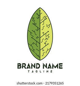Illustration of green leaf, perfect for nature NGO
