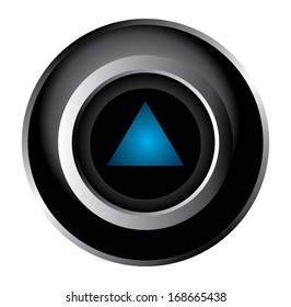 illustration green play button