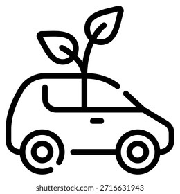 An illustration of green transport options promoting sustainable mobility.