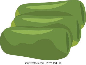 Illustration of Green Vegetables Vector