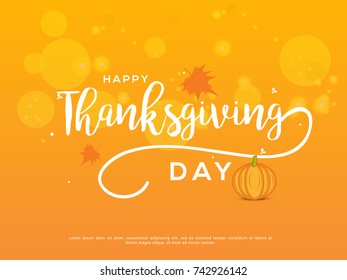 Illustration, Greeting Card Design With Beautiful Typography Text Background.
