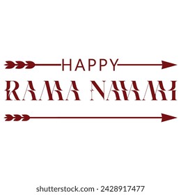 illustration of Greeting card for Ram Navami , a Hindu festival celebrated of Lord Ram, background, greeting card , poster, banner design