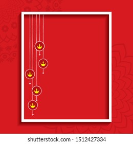 Illustration of Greeting for Diwali  Celebration stock vector
