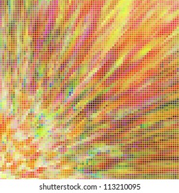 illustration of grid abstract background, vector  without gradient