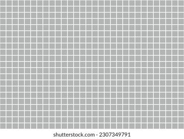 The Illustration of Grid Grey Background