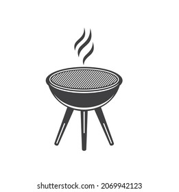 ilustración de grill bbq, arte vectorial.