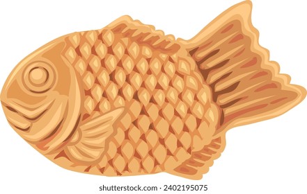 It is an illustration of grilled sea bream.