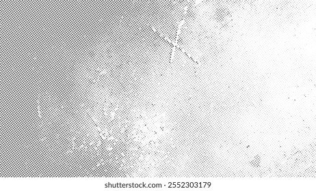 Illustration grunge Halftone Effect Abstract Vertical Patterns and Geometric Dots for Modern Monochrome Product Graphics