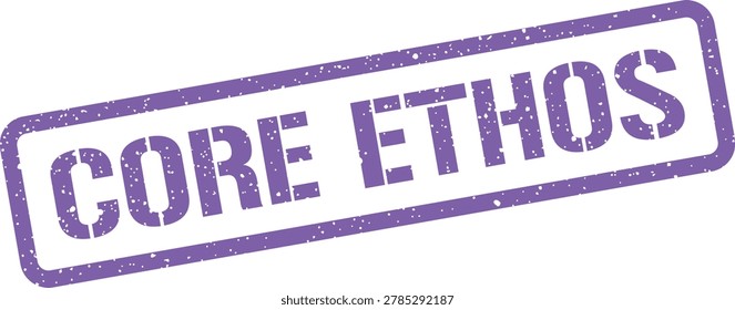 An illustration of a grunge-textured stamp with 