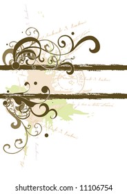 Illustration of a grungy background