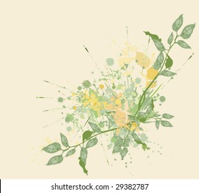 Illustration of a grungy background