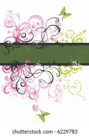 Illustration of a grungy background