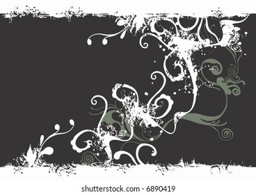 Illustration of a grungy background