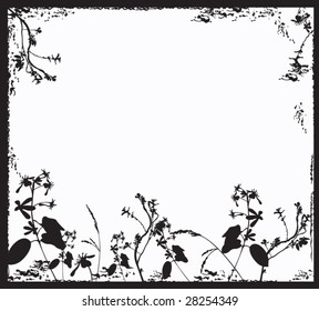 Illustration of a grungy border